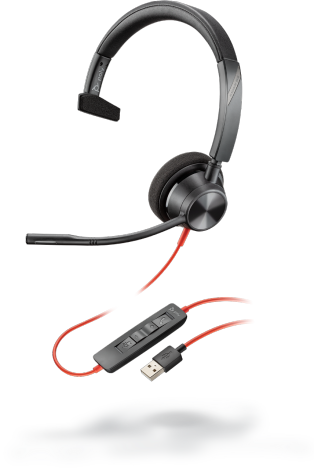 Poly Blackwire 3310 USB Headset