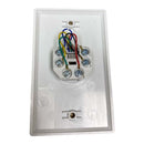 6P6C Flush Mount Wall Jack