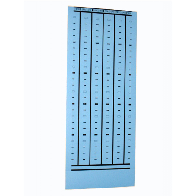Bix Labels in Colour Blue, 25 Pack | Telecom Supplier in Canada