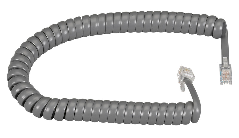 Grey Handset Cord for Business Phone