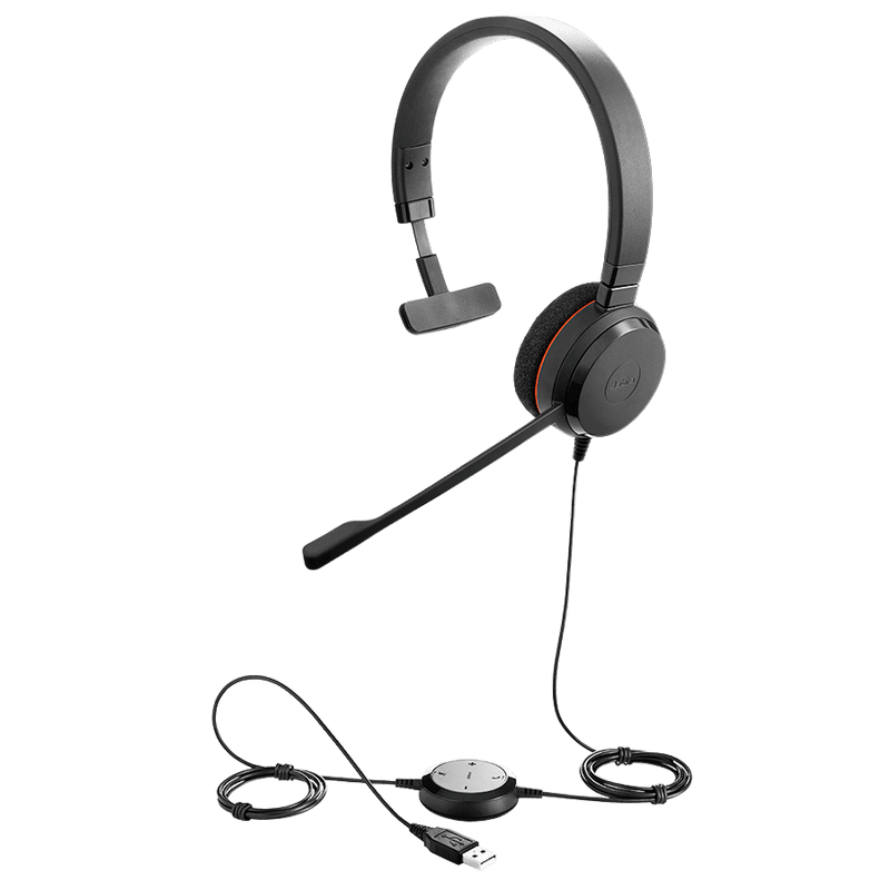 Jabra Evolve 20 UC Mono USB Headset for Business Professionals