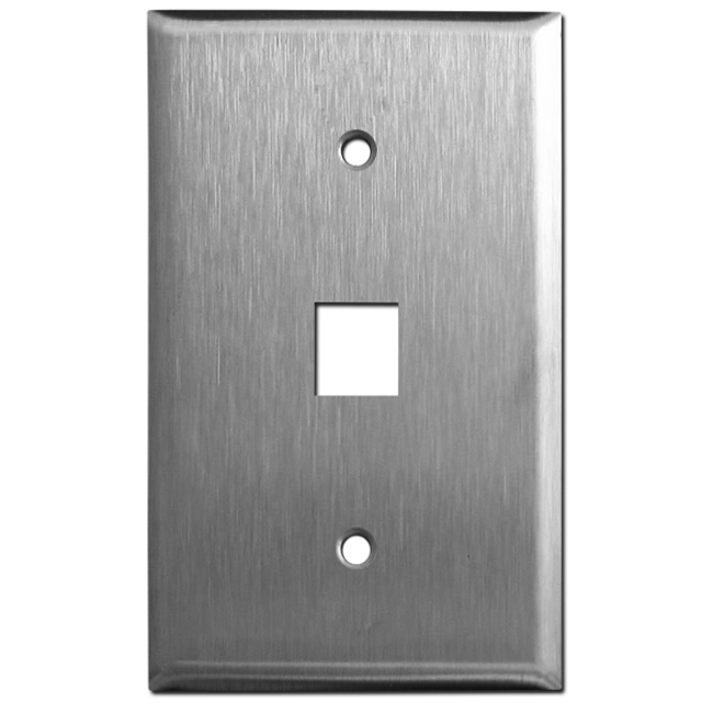 Stainless Steel Wall Jack Cover Ethernet