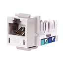 White CAT6 Keystone Data Jack