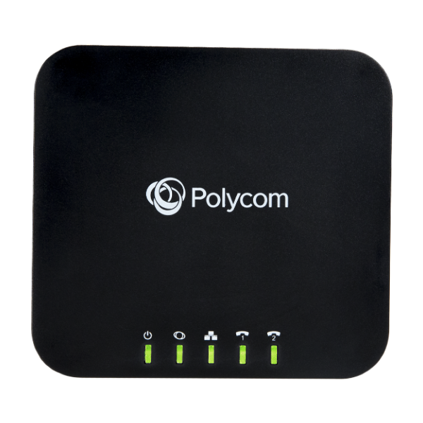 Polycom Obi302 Rear Poly OBi302 VoIP Gateway | Universal Voice Adapter with USB, 2 FXS