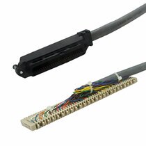 Telco 50 cat3 90-degree male to bix1a amphenol cable
