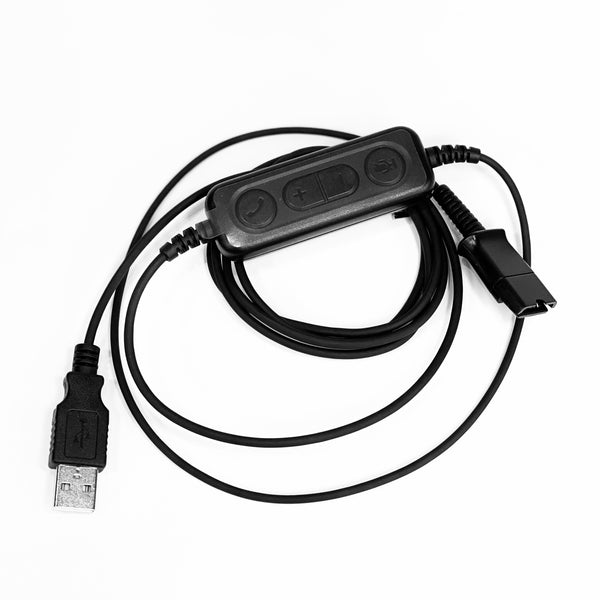 Plantronics USB to QD Headset Adapter Cable