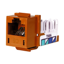 Orange CAT6 Keystone Data Jack